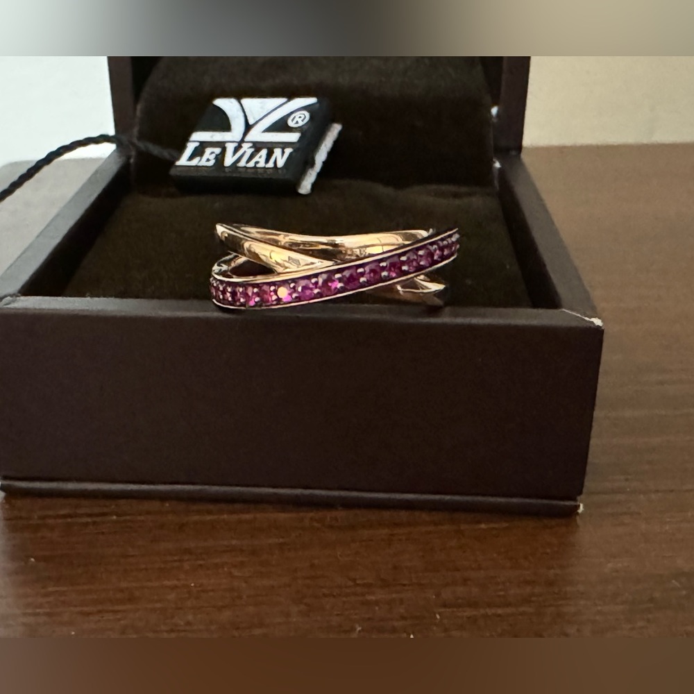 Levian ring - Ruby 14k rose gold
